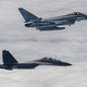 Illustration for article titled Photos: Indias Su-30MKI Flankers Sparred With Royal Air Force Typhoons